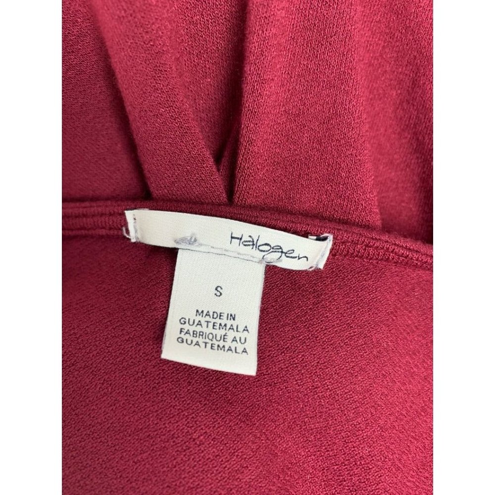 Small‎ Halogen Women's Cold Shoulder Top Pullover Raspberry Color - Picture 6 of 6